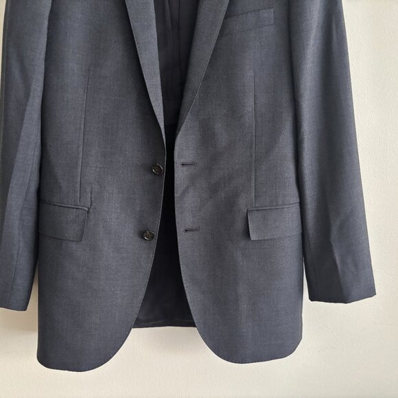 $1200 J.CREW Classic Ludlow Navy Wool Suit 38-40 Long, Pants 34x32 - Picture 4 of 15